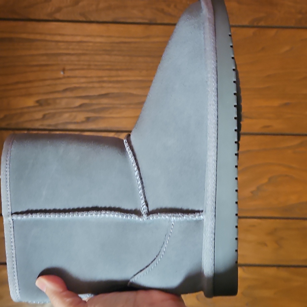 Koolaburra UGGs Stone Grey Size 4 NWOT